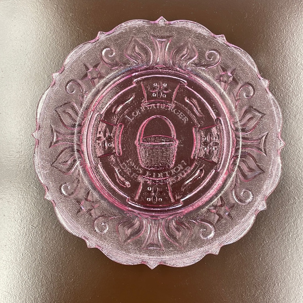 Longaberger 1995 commemorative plate